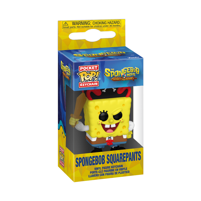 Колекційний брелок Funko Pop! Keychain - SpongeBob SquarePants (The SpongeBob Movie: Search for SquarePants) - Figz