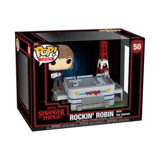 Колекційний набір Funko Pop! Town Rockin’ Robin with the Squawk — Stranger Things 50 - Figz